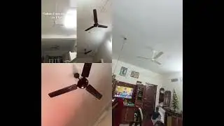 I paused the sHoT because of AtOmBeRg ceiling fan bc it's slow start up