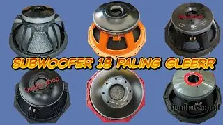 Speaker subwoofer 18 inch 2 jutaan coil 6 inch