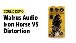 Walrus Audio Iron Horse V3 - Sound Demo (no talking)