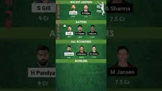GT vs SRH Dream11 Team | GT vs SRH IPL Dream11 Prediction | #ipl #dream11 #IPL2023 #GTvSRH #iplt20