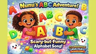 🎵 Nunu&rsquo;s ABC Adventure! Scary-but-Funny Alphabet Song 😂🔤 | Learn Letters with Ayanna & Elijah