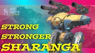 [WR] New Titan Sharanga Gameplay - Crazy Firepower With 3 Alpha Weapons - War Robots