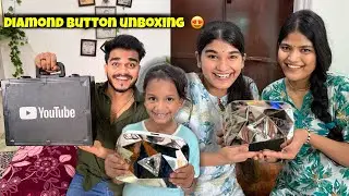 Diamond button unboxing 🥹😍 | Dheerajkevlogs | #vlog #diamondplaybutton #ad #himalaya 