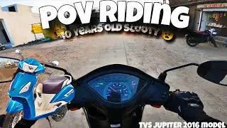 Riding 10 years old scooty || POV riding || TVS JUPITER pov drive 