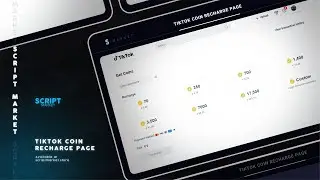 TikTok coin recharge page clone