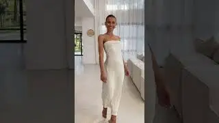 Leila Slip Dress in Champagne