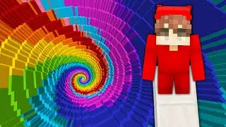 Minecraft: EXTREME RAINBOW DROPPER! (Custom Map)