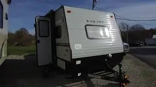 2018 VIking Ultra Lite 17BH Light Weight Travel Trailer Walk Through Video