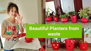 Recycle Old Matki to Planter Ideas || DIY Waste Matki Craft #bestoutofwaste