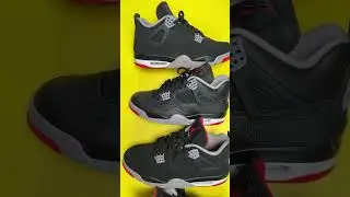 Jordan 4 Bred 2019 Vs Jordan 4 Bred 2024 #jordan4 #jordan4bred