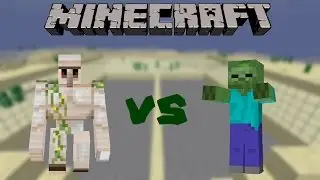 Minecraft: Szörnycsaták | Iron Golem vs Zombie [1. rész]