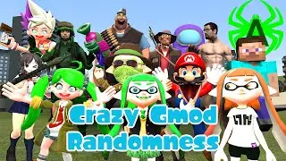 Crazy Gmod Randomness- Episode 1 feat. Gorgeous Freeman and Minecraft Steve Smash Bros