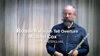 Rossini - William Tell Overture flute solo - demonstrated by Michael Cox
