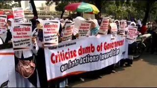 Raw Video: Anti-Islam film protests in Asia