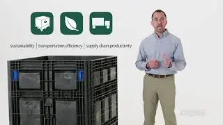 ORBIS MaxCube HDMX4048-46 | High-Efficiency Bulk Container for Primary Packaging