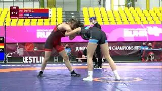 1/4 WW - 62 kg: G. DILYTE (LTU) v. C. HIRT (GER)