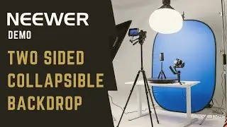 Демонстрация Neewer | Как использовать двухсторонний складной фон