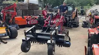 Iron Rhino Harley Rake 55&rdquo; Dingo and 60&rdquo; Skid Steer Power rake, soil cultivator