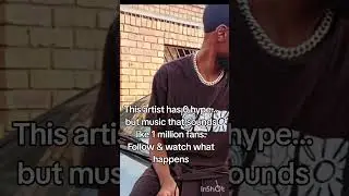 This artist has 0 hype&hellip;but music that sounds like 1 million fans.Follow & watch what happens