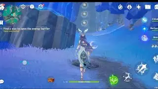 Find a way to open the energy barrier Genshin impact 