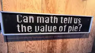Rare and healthy flip dot sign (San Francisco Exploratorium)