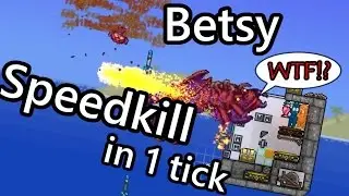 Terraria - Betsy Speedkill in 1 tick (World Record)