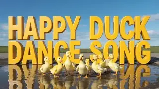 Cute Ducklings Song | English Kids Music with Funny Quack Quack and Animal Learning