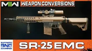 Delta SR-25 EMC Weapon Conversion - Call Of Duty Modern Warfare II