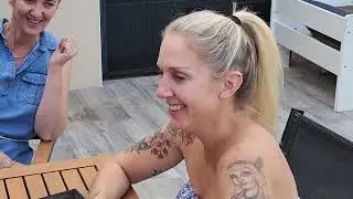 Nicole learning the different accents for one name to a tree