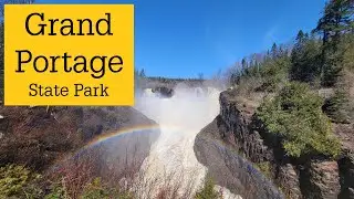 High Falls on Pigeon River in Grand Portage State Park