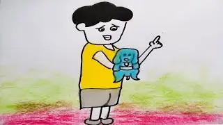 samba cartoon drawing ll Yamin picture drawing ll tyson picture drawing ll how to draw TYSON , Yamin