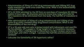 NAPLEX Review: Calculation Problem Set #9