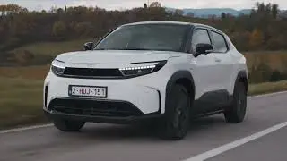 2026 Toyota Urban Cruiser AWD in Lunar White Driving Vudeo