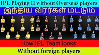 IPL 2021 All teams Indian playing xi|Playing 11 without foreign players|OCT