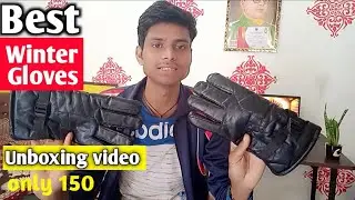 winter 😀Gloves unboxing video / Best gloves for boys Men /full detail video