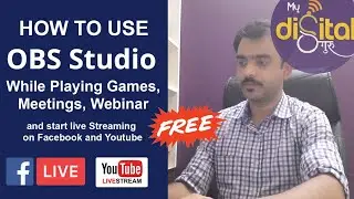 How to Live Game Stream, Business Meetings, Webinar on Facebook YouTube Using Free Software