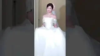 Elegant Off-Shoulder Bridal Gown | Modern Princess Wedding Look 2025