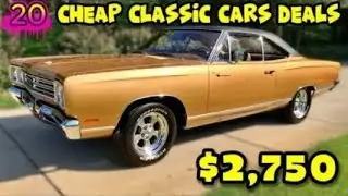 20 Cheap Classic Cars Sale &mdash; Ready to Buy! - Ad Link in Video Description on...