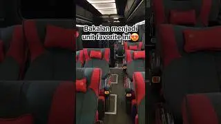 SEAT PALING ENAK DI BANDING SLEEPER😍 #mtrans #busindonesia #busmania