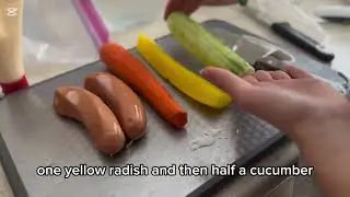 RST- how to make kimbap / sushi step by step 