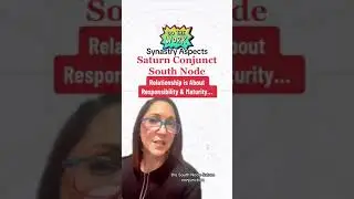 Astrology Compatibility - Saturn Conjunct South Node Relationship Synastry #astrologyjane