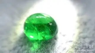 G342 Tsavorite Cabochon Oval 4.17CT Mix cut Customisable, Singapore, Tsavorite Gemstone, Cabochon