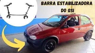 Gm Corsa wind 1.4  - Instalação Barra Estabilizandora do GSI !