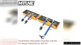 Front & Rear Adjustable Anti-Roll Sway Bar Link Kits for Nissan Patrol GR GU Y60 Y61 1997-2010