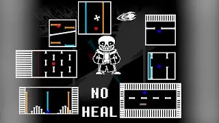 Undertale The New Chance Sans fight Phase 1 by ZhaZha (NO HEAL)
