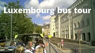 LUXEMBOURG capital city, hop-on-hop-off bus