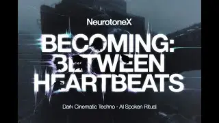 NeurotoneX - BECOMING: BETWEEN HEARTBEATS | Dark Cinematic Techno &bull; AI Spoken Ritual