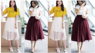 Best 🌺Summer  Korean Outfits🌺 👗 Skirt With Top 👗Designs 2021 || Ideas For Girls|| #TrendyFashion