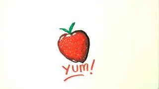 Blending a Strawberry with Chalk Ink&reg;