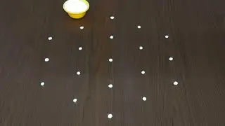 Daily kolam designs| 5*3 dots simple rangoli| maha Shivaratri kolangal |lighting rangoli 